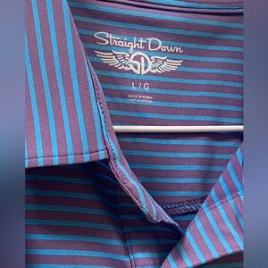 Straight Down Golf Shirt/ Large/